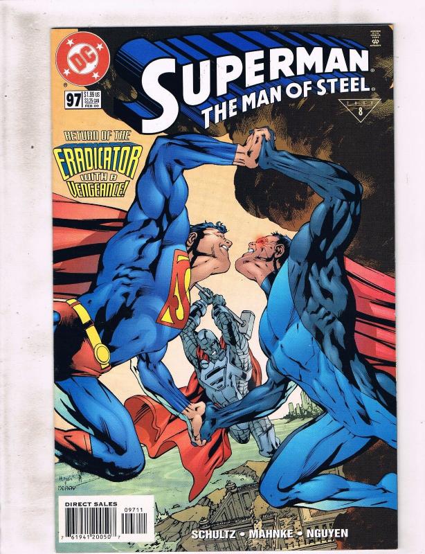 5 Superman Man Of Steel DC Comic Books # 78 79 96 97 103 RC6