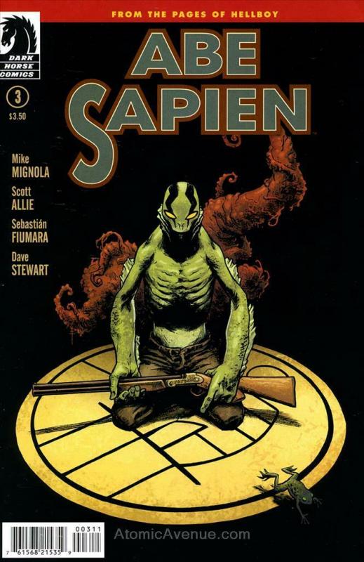 Abe Sapien: Dark and Terrible #3 FN; Dark Horse | save on shipping - details ins