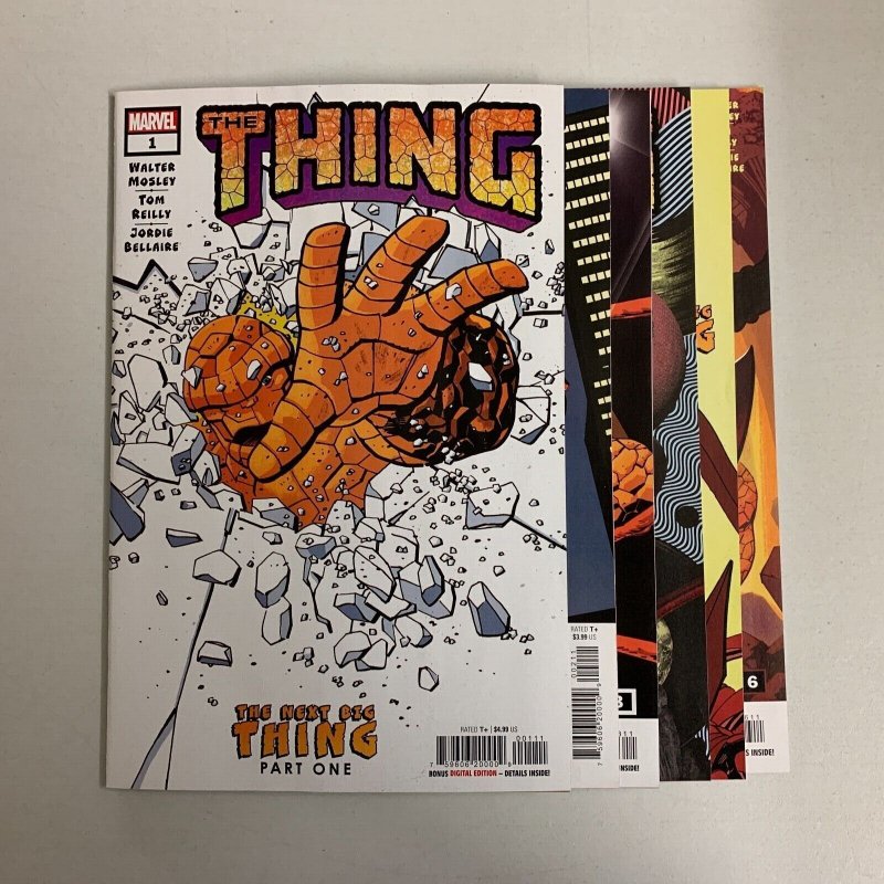 The Thing #1-6 Set (Marvel 2021) 1 2 3 4 5 6 Waler Mosley (9.0+) 