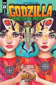 GODZILLA MONSTERS & PROTECTORS #1 (OF 5) 1:10 VARIANT VIC HOLLINS (NEAR MINT)