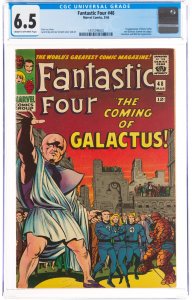Fantastic Four #48 (Marvel, 1966) CGC FN+ 6.5. First appearances of the Silve...
