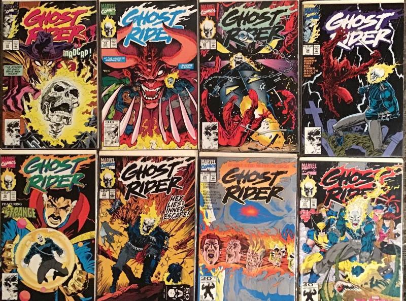 GHOST RIDER (MARVEL) 8 BOOK LOT AWESOME CONDITION.NM 9.4