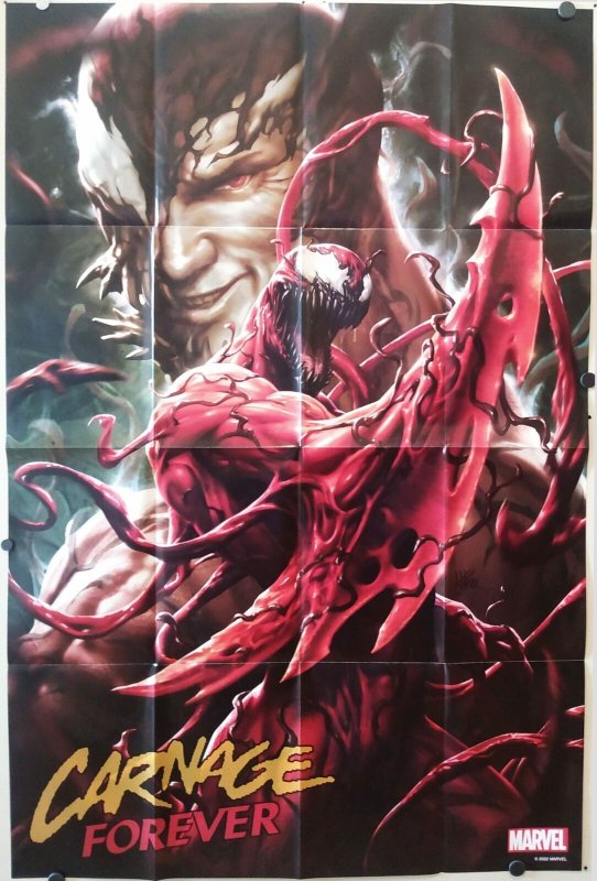 Carnage Forever #1 Kendrick Lim Marvel 2022 Folded Promo Poster 24x36 ...