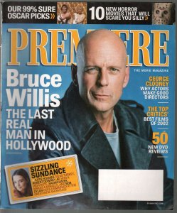 Premiere 4/2003-Movie Magazine-Bruce Willis-George Clooney-Salma Hayek-FN