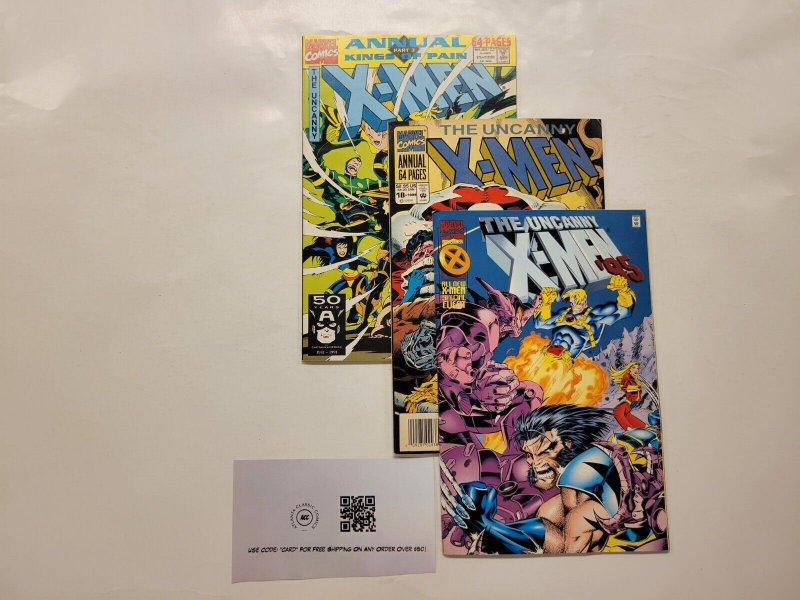 3 Uncanny X-Men Marvel Comic Books #1 15 18 Annual 11 TJ7