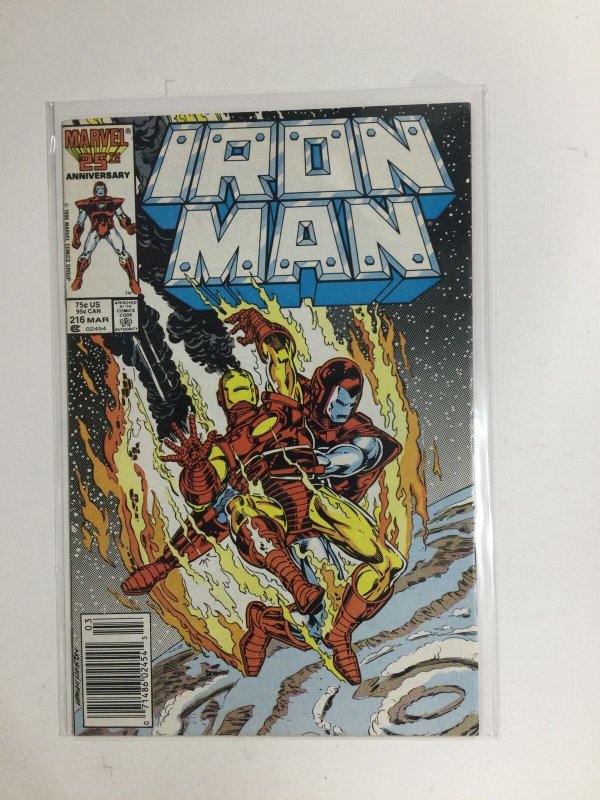 Iron Man #216 (1987) VF3B124 VERY FINE VF 8.0