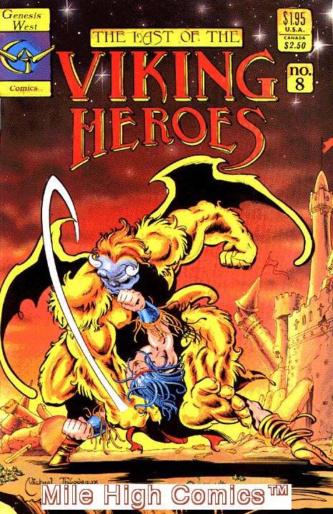 LAST OF THE VIKING HEROES (1987 Series) #8 Very Fine Comics Book