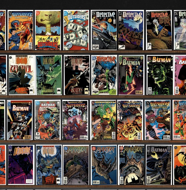 Huge Lot 150+ Comics with Detective Comics, Batman, Outsiders & More!