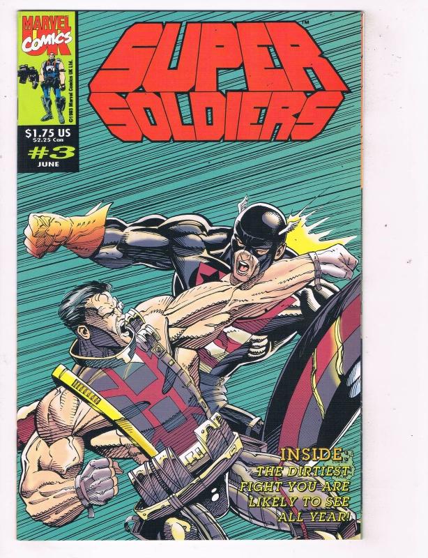 Supersoldiers (1993) #3 Marvel Comic Book UK Welsh Squaddies U.S. Agent HH4 AD38