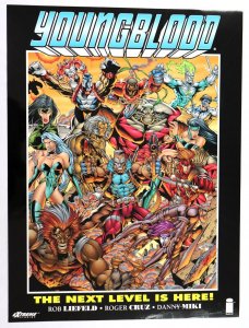 VINTAGE 1995 Image Youngblood 18x24 Poster Rob Liefeld 