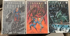 Superman vs. Aliens #1 - 3 (1995) Complete Set of 3
