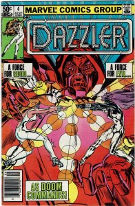 Dazzler #4 Newsstand Doctor Doom NM-