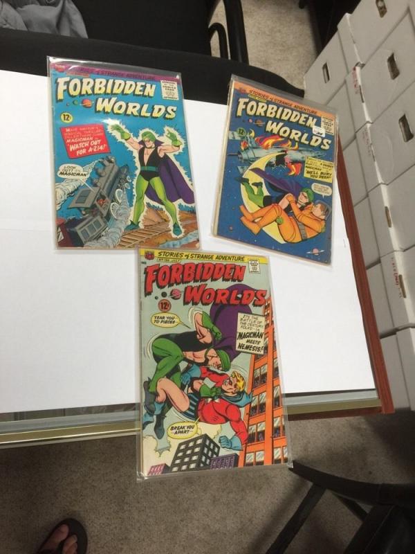 Forbidden Worlds 115 125 126 127 129 131 135 136 137 All Vg-Fine Range