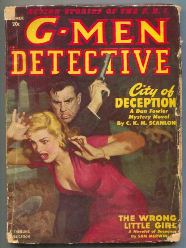 G-Men Detective Pulp Summer 1950- City of Deception G