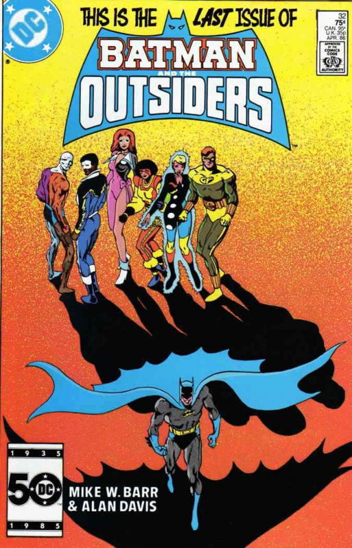 Batman and the Outsiders #32 VF/NM; DC | save on shipping - details inside