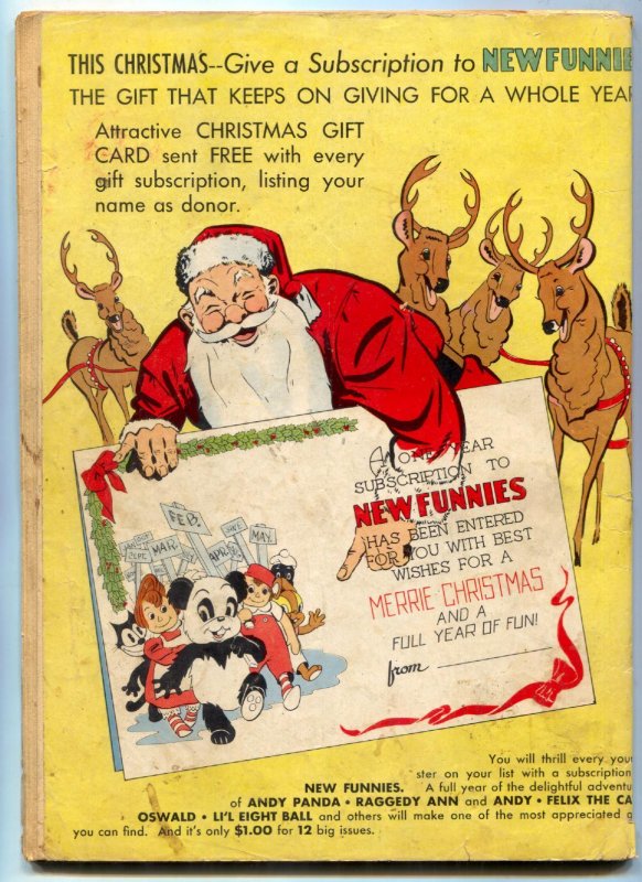 New Funnies #71  1943 - Dell  -VG - Comic Book