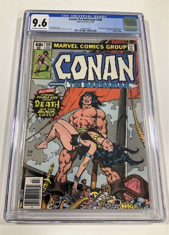 Conan The Barbarian 100 cgc 9.6 ow/w pages 1979 (03,05) 