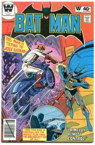 Batman #326 1980-Bronze Age-DC comics- Motorcycle cover Whiteman- NM-