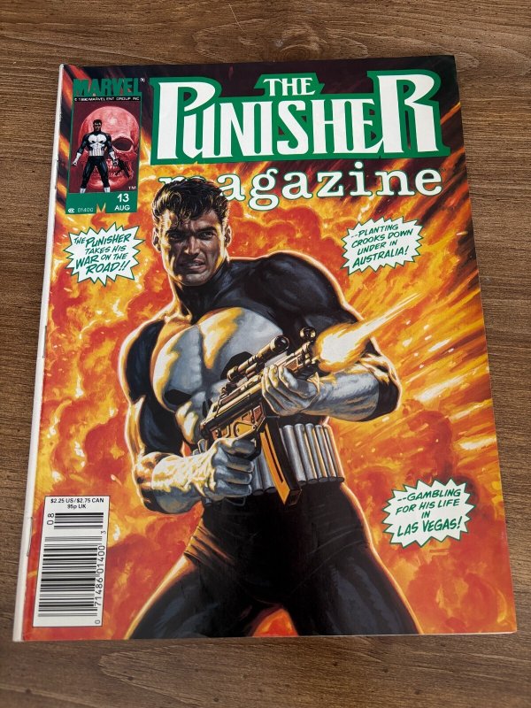 The Punisher Magazine # 13 VF/NM Marvel Comic Book Magazine 1 J305