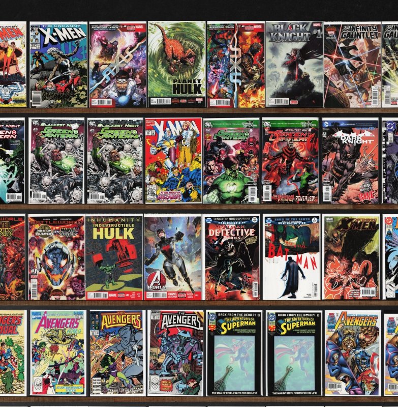Huge Lot 150+ Comics with Green Lantern, The Avengers, Batman & More!