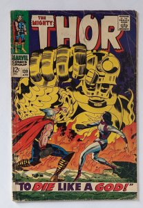 Thor #139 (1967)  GD  torn cover