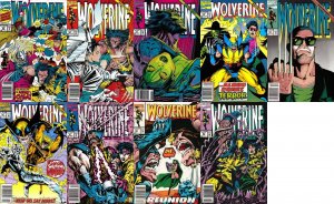 Wolverine #55-63 Newsstand Covers (1988-2003) Marvel Comics - 9 Comics