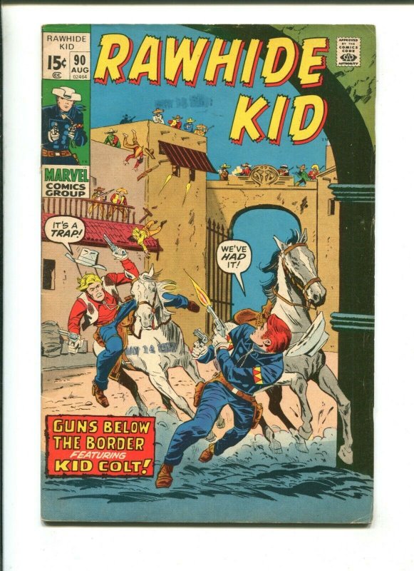 RAWHIDE KID #90 - FEATURING KID COLT (6.0) 1971