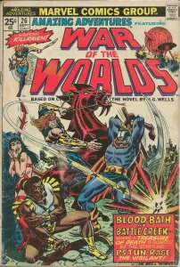 Amazing Adventures #26 ORIGINAL Vintage 1974 Marvel Comics War of the Worlds