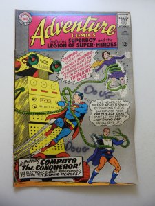 Adventure Comics #340 (1966) VG- Condition ink fc