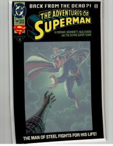 Adventures of Superman #500 Collector's Edition Cover (1993) Superman [Key Is...