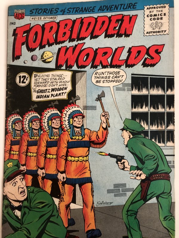 Forbidden worlds #123,VG,Schaffenberger cover..awesome