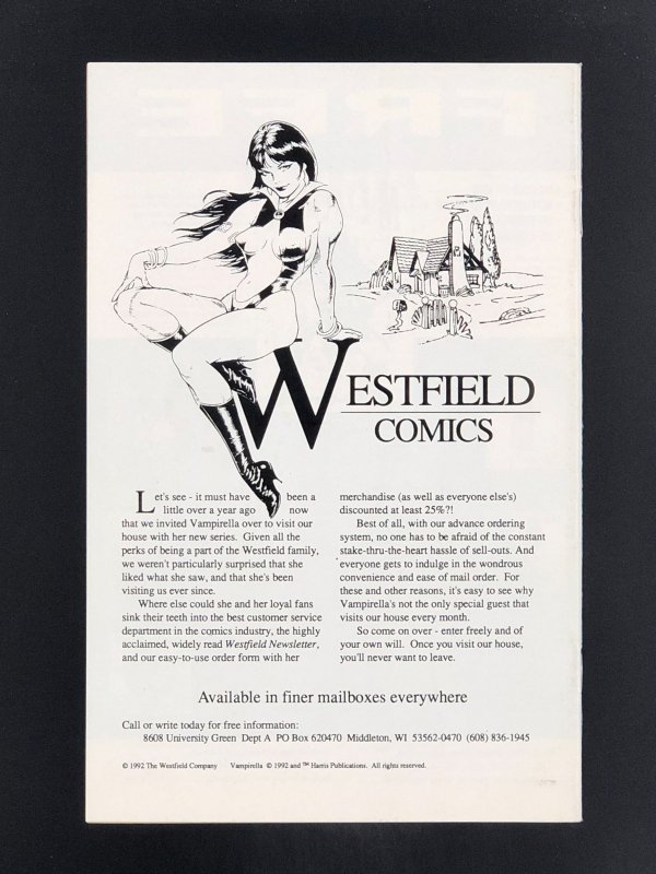 Vampirella #2 (1993) Cover Art by Adam Hughes