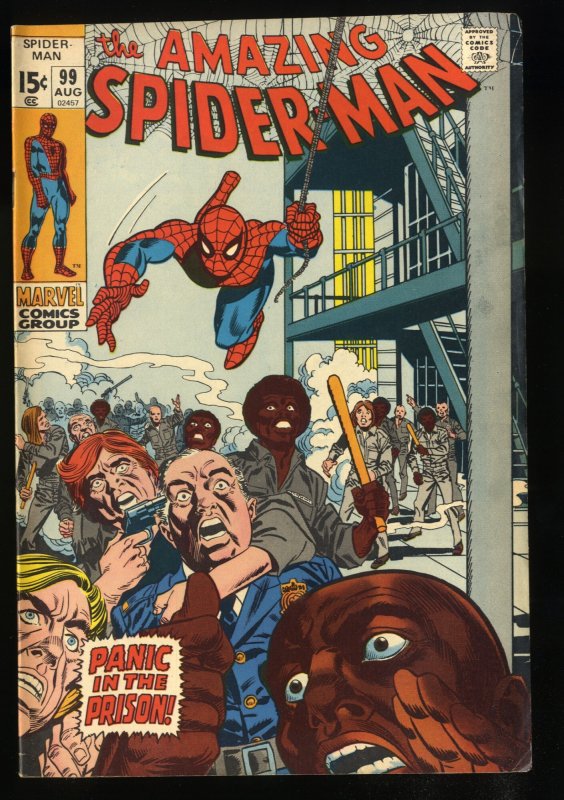 Amazing Spider-Man #99 VG+ 4.5 Johnny Carson Appearance!