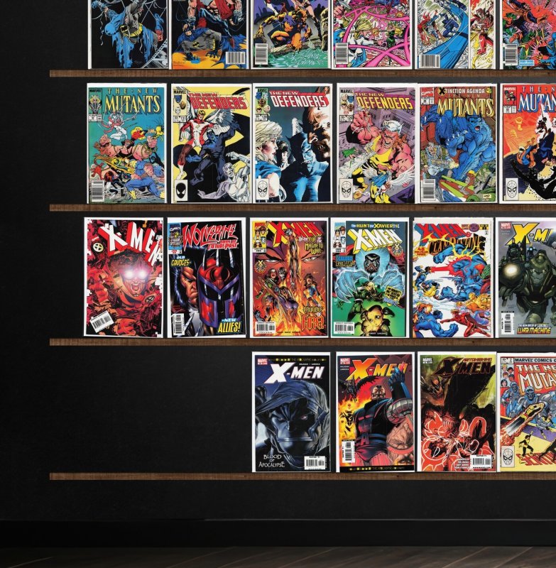 Huge Lot 150+ Comics with X-Men, The Defenders, The New Mutants & More!