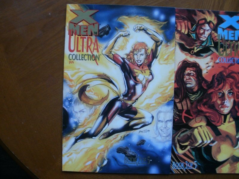 3 Near-Mint Marvel Comic: X-MEN THE ULTRA COLLECTION #2 3 4 (Jan Feb Mar 1994)