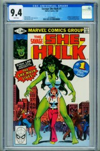 SAVAGE SHE-HULK #1 CGC 9.4--1980--1ST APPEARANCE--4253099001
