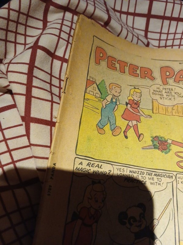 Peter Panda #14 Dc Comics 1955 Too Much Magic! Golden Age Funny Animal Cartoon