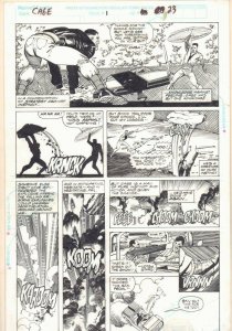 Cage #1 p.23 - Luke Cage vs. Hardcore - 1992 art by Dqayne Turner