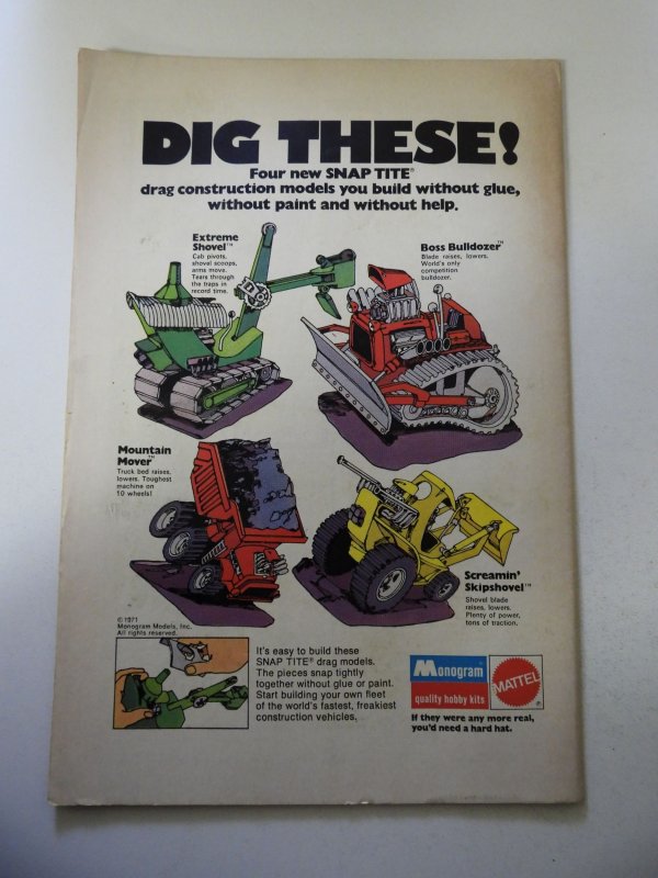 Superman #256 (1972) VG+ Condition centerfold detached at one staple