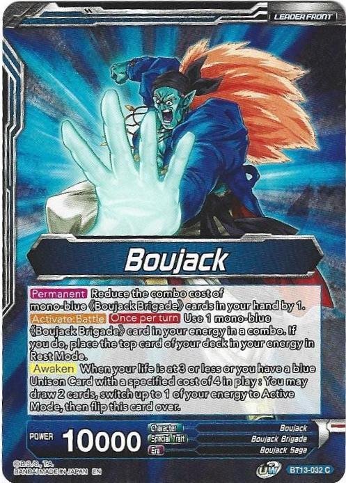 Dragon Ball Super CCG - Supreme Rivalry - Boujack/Boujack Subjugator Unbound