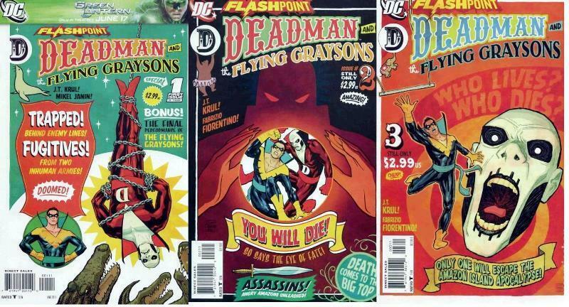 FLASHPOINT DEADMAN & FLYING GRAYSONS (2011)1-3 COMPLETE