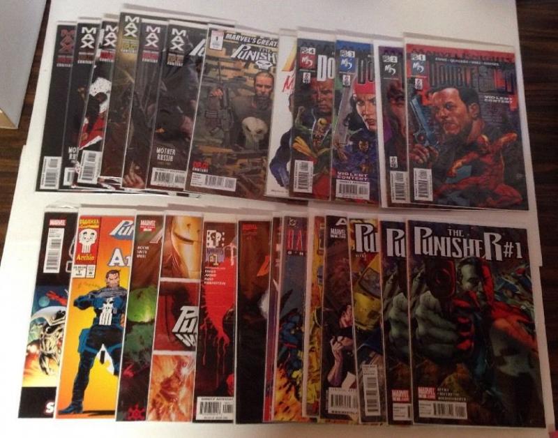 Punisher double shot 1-4 plus more Books Lot Set Run see pictures