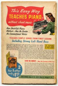 Rangers Comics #35 1947- Headlight cover- Firehair- Tiger Man G