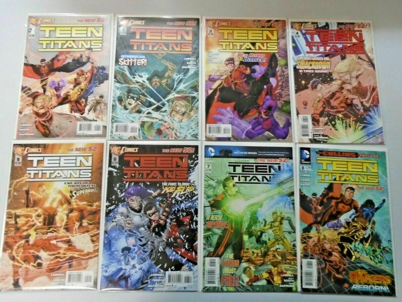 Teen Titans lot:#1-19 4th Series NEW 52 18 different 8.0 VF (2011)