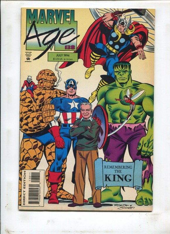MARVEL AGE #138 REMEMBERING JACK KIRBY! (9.2) 1994