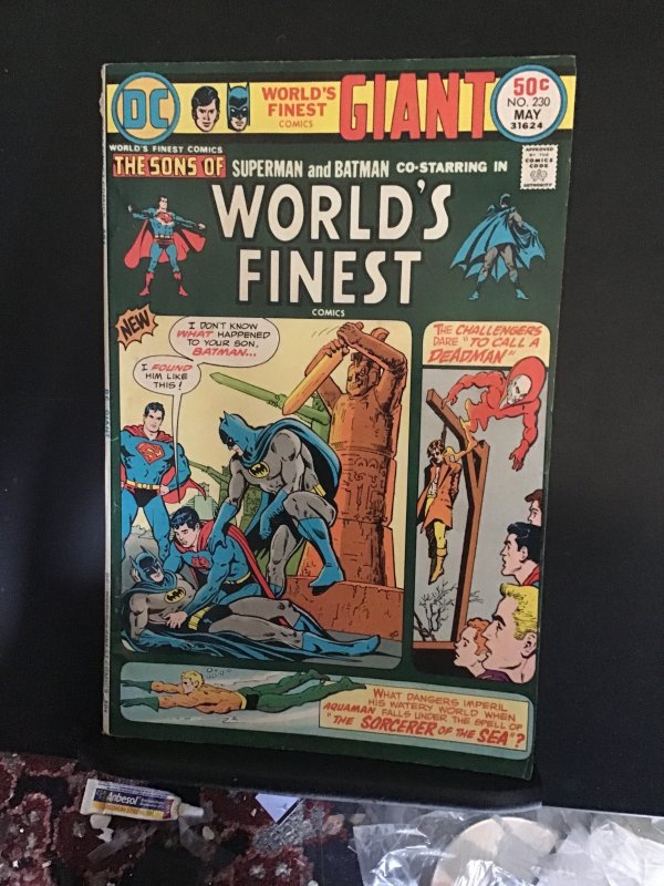 World's Finest Comics #230 (1975)  Giant size key!, Deadman, Aquaman! VF...