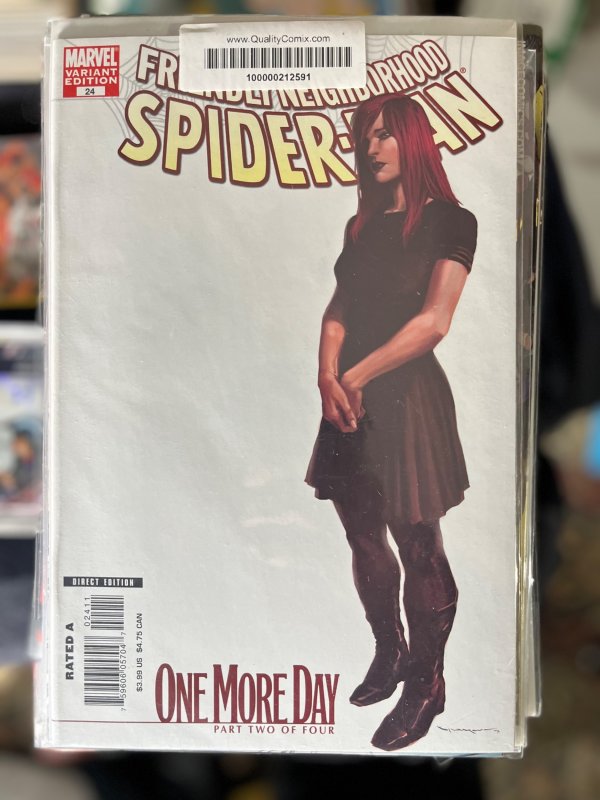 Friendly Neighborhood Spider-Man #24 White Cover (2007)