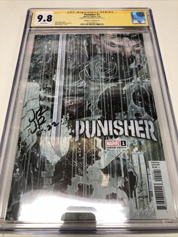 Punisher (2022) # 1 (CGC SS 9.8) Signed John Romita Jr. * Marvel Comics *Variant