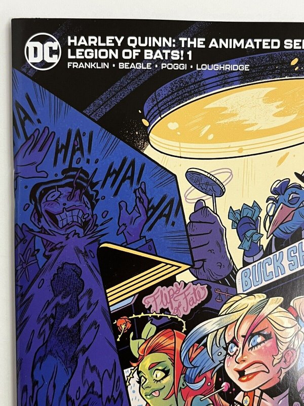 HARLEY QUINN ANIMATED SERIES LEGION OF BATS #1 A + 1:25 FAERBER NM SET IN-HAND