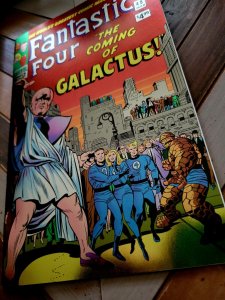 3pc Bundle F.Four #48 Foil Ed DALLAS FAN EXPO 2025 + Surfer & Galactus Funko Pop